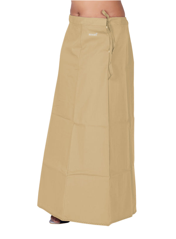 Aswati Premium Inskirt (6 Part) - Sand Brown