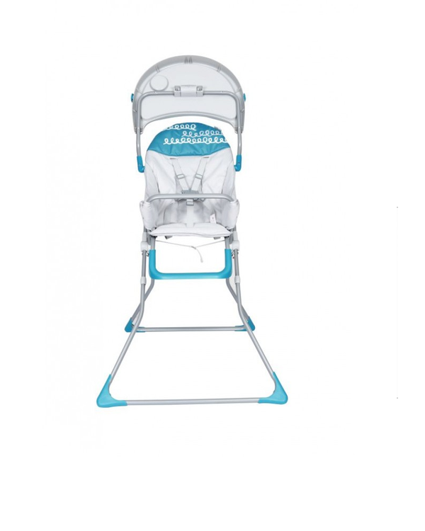 1st Step High Chair With 5 Point Safety Harness-Blue
