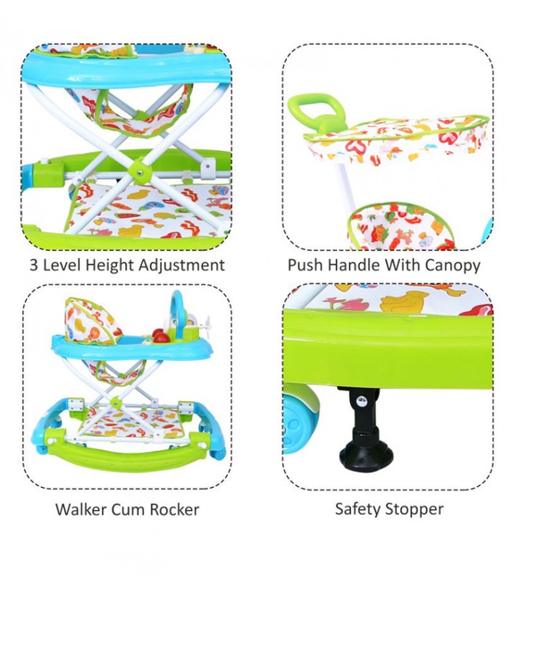 1st Step Walker Cum Rocker - Blue