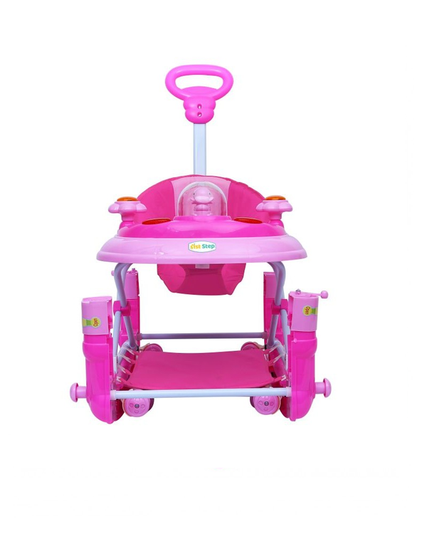 1st Step Walker Cum Rocker - Pink