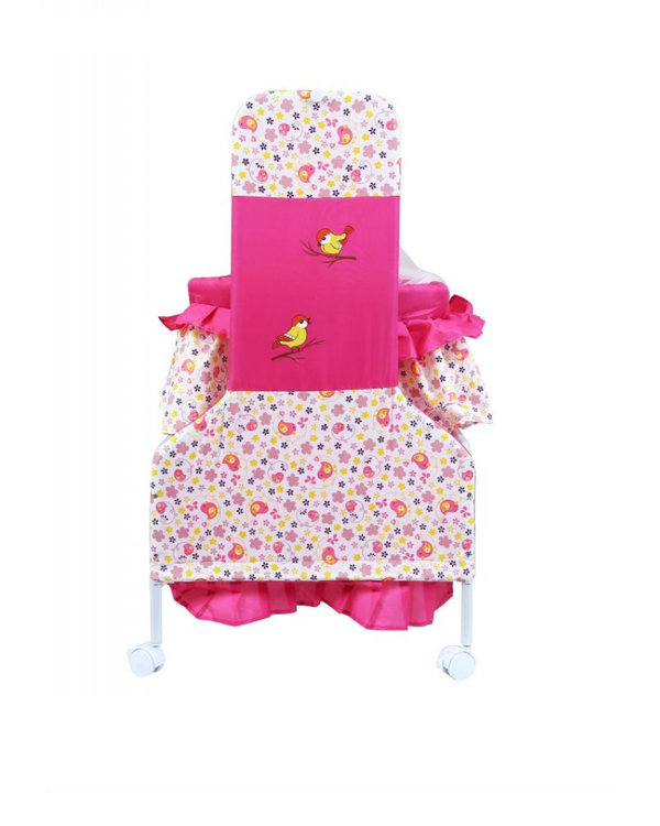1st Step Cradle With Swing And Mosquito Net - Pink