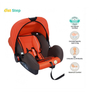 1st Step Car Seat Cum Carry Cot With Thick Cusioned Seat And 5 Point Safety Harness-Orange
