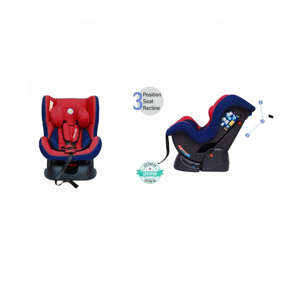 1st Step Convertible Car Seat With 5 Point Safety Harness - Red