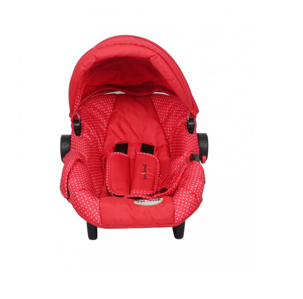 1st Step Red Color Travel System With 5 Point Safety Harness And Link Break-Red