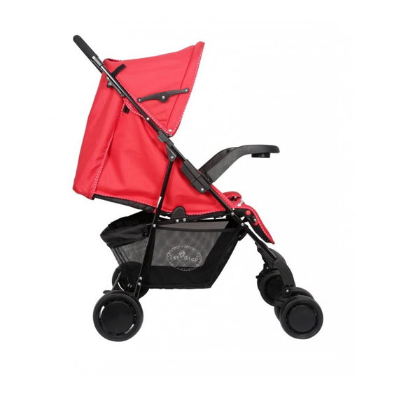 1st Step Red Color Travel System With 5 Point Safety Harness And Link Break-Red