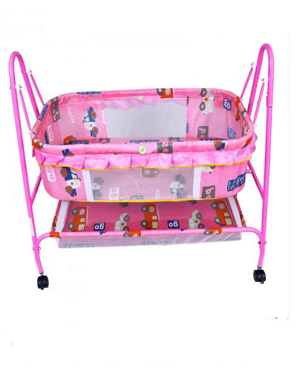 1st Step Cradle With Swing And Mosquito Net - Pink