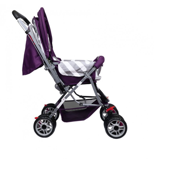 1st Step Pram With Reversible Handlebar And Reclining Seat -Purple