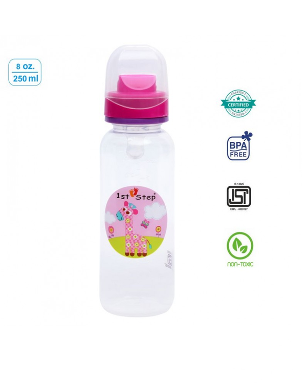 1st Step 250 Ml Feeding Bottle - Pink