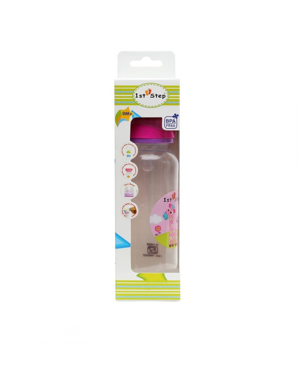 1st Step 250 Ml Feeding Bottle - Pink