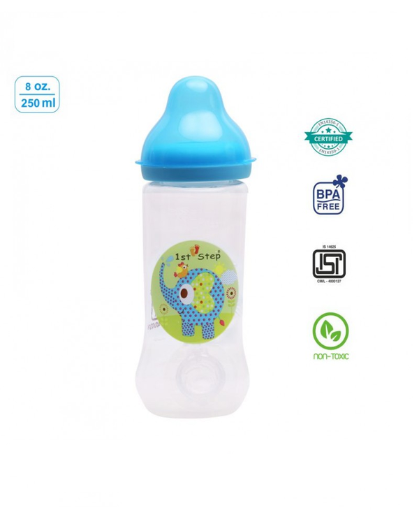 1st Step 250 Ml Feeding Bottle - Blue
