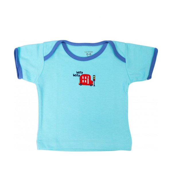 1st Step New Born Baby Gift Set Pack Of 10 (Light Blue)