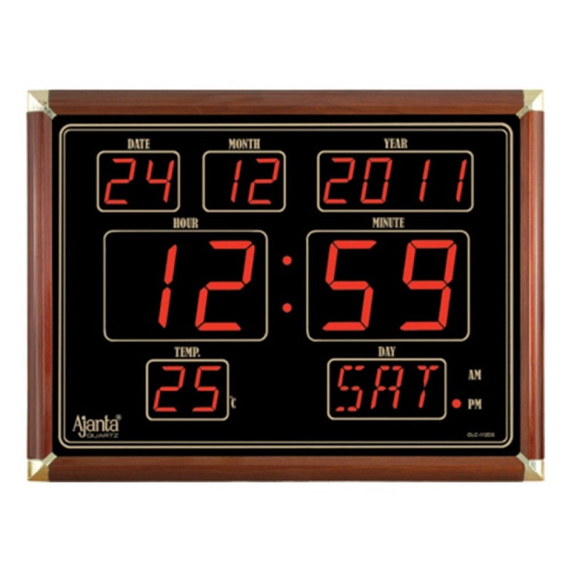 AJANTA Square Digital LED Wall Clock (Multicolor) in Morbi at best price by  Volta Clock Industries - Justdial