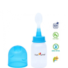 1st Step BPA Free Polypropylene Easy Squeeze Cereal Feeder With Spoon-Blue