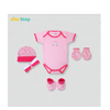 1st Step New Born Baby Gift Set Pack Of 6 (Pink)