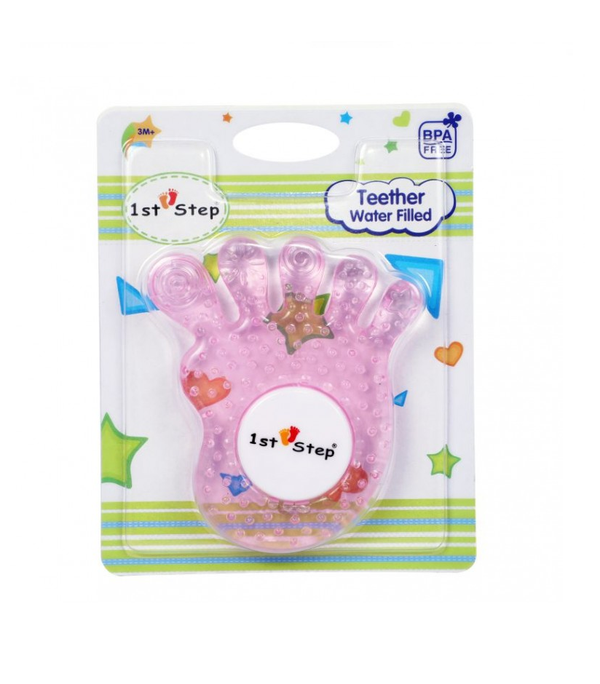 1st Step Water Filled Teether (Pink)