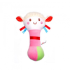 1st Step Doll Face Soft Plush Shaking Rattle Cum Toy (Pink)