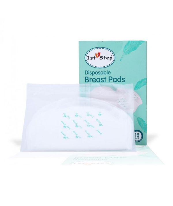 1st Step Ultra Thin, Honey Comb Lining Super Absorbant Disposable Breast Pads With Leakage Protection - 60 Pads