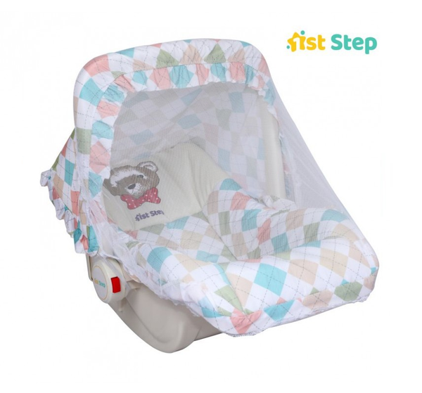 1st Step 5 In 1 Carrycot With Anti-Mosquito Mesh (Cream)