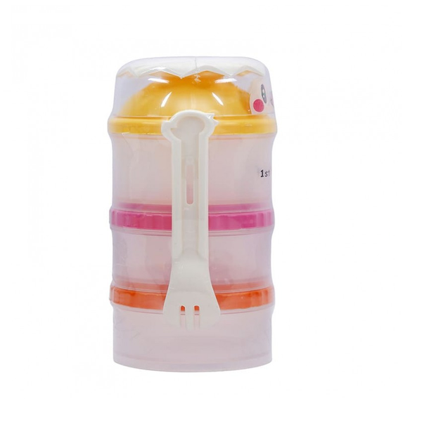 1st Step BPA Free Milk Powder And Food Container With Fork And Spoon