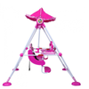 1st Step Swing With 3 Point Safety Harness And Adjustable Canopy - Pink