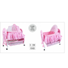 1st Step Cradle With Swing,Mosquito Net And Storage Basket-Pink