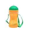 1st Step Spill Proof BPA Free Straw Sipper With Strap - Orange