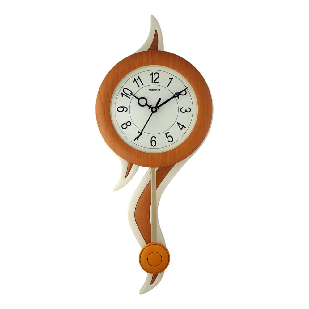Buy Brown Plastic Oval Shape Pendulum Clock at 21% OFF by Kaiser | Pepperfry