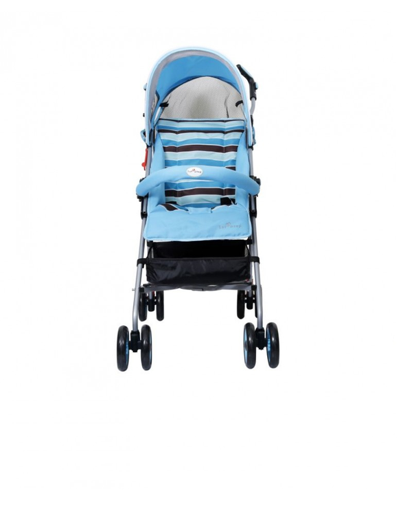 1st Step Buggy With 3 Point Safety Harness And Reclining Seat-Blue