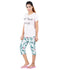 Aswati Pink 3/4 Full Set Capri - Good Night