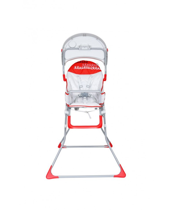 1st Step High Chair With 5 Point Safety Harness-Red