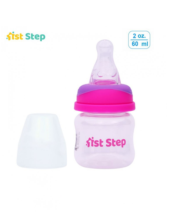 1st Step 60 Ml Feeding Bottle - Pink