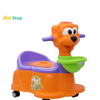 1st Step Baby Musical Potty Chair With Wheels Doggy Design - Orange