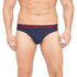 Ink Blue Melange Modern Brief