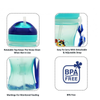 1st Step Spill Proof BPA Free Straw Sipper With Strap - Blue