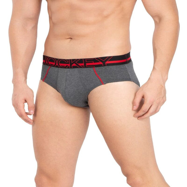 Charcoal Melange Bold Brief