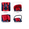 1st Step Car Seat Cum Carry Cot With Thick Cusioned Seat And 5 Point Safety Harness-Red