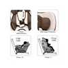 1st Step Convertible Car Seat With 5 Point Safety Harness - Brown
