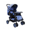 1st Step Pram With Reversible Handlebar And Reclining Seat-Blue