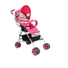 1st Step Buggy With 3 Point Safety Harness And Reclining Seat-Pink
