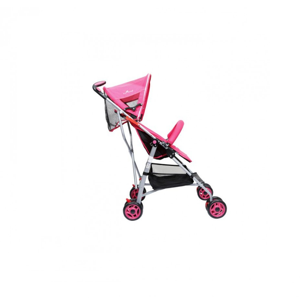 1st Step Buggy With 3 Point Safety Harness And Reclining Seat-Pink