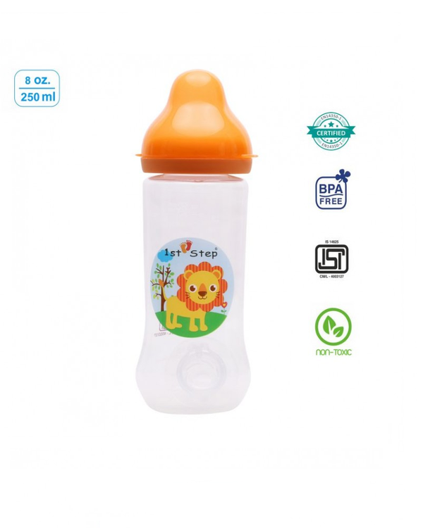 1st Step 250 Ml Feeding Bottle - Orange