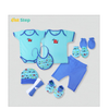 1st Step New Born Baby Gift Set Pack Of 10 (Light Blue)