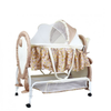 1st Step Cradle With Swing, Mosquito Net And Storage Basket-Brown