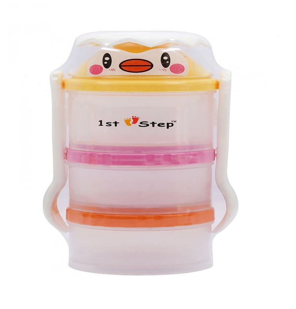 1st Step BPA Free Milk Powder And Food Container With Fork And Spoon